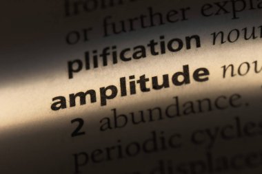 genlik Word'de bir sözlük. genlik kavramı.