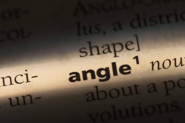 açı Word'de bir sözlük. açı kavramı.