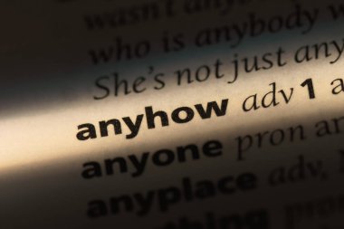 nasıl olsa bir sözlükte kelime. nasıl olsa kavramı.