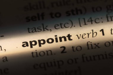 bir sözlüğü'ndeki sözcüğü tayin. kavram tayin.