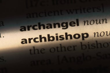 bir sözlüğü'ndeki Başpiskopos sözcüğü. Başpiskopos kavramı.