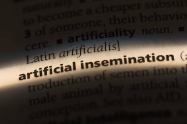 Suni tohumlama Word'de bir sözlük. Suni döllenme kavramı.