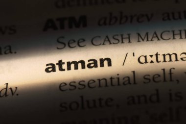 atman Word'de bir sözlük. atman kavramı.