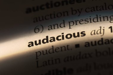 cesur tek kelimeyle bir sözlük. cesur kavramı.