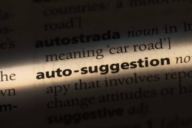Auto-öneri Word'de bir sözlük. Auto-öneri kavramı.