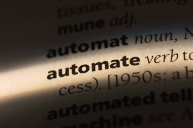 bir sözlüğü'ndeki sözcüğü otomatik olarak. kavram otomatikleştirmek.