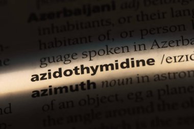 Azidothymidine sözcük sözlüğe. Azidothymidine kavramı.