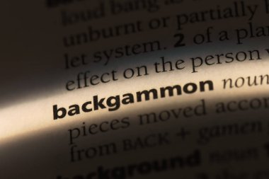 tavla Word'de bir sözlük. tavla kavramı.