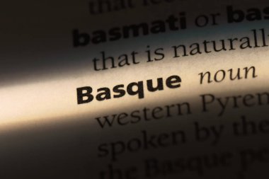Bask Word'de bir sözlük. Bask kavramı.