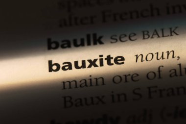 Boksit Word'de bir sözlük. Boksit kavramı.