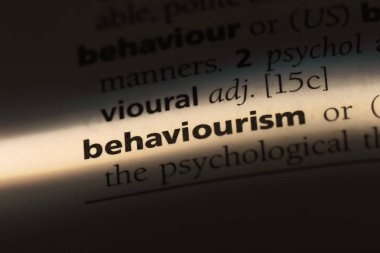 Davranışçılık Word'de bir sözlük. Davranışçılık kavramı.
