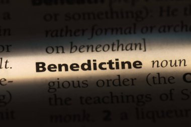 Benedictine Word'de bir sözlük. Benedictine kavramı.