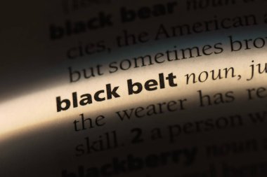 siyah kuşak Word'de bir sözlük. siyah kuşak kavramı.