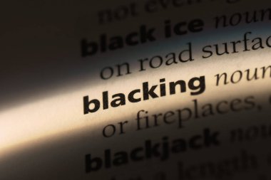 bir sözlüğü'ndeki sözcüğü kararmalar. kararmalar kavramı.