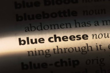 mavi peynir Word'de bir sözlük. mavi peynir kavramı.