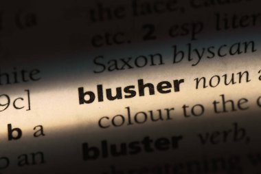 allık Word'de bir sözlük. allık kavramı.