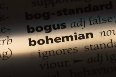 Bohem tek kelimeyle bir sözlük. Bohem kavramı.