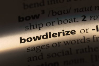 bir sözlüğü'ndeki sözcüğü bowdlerize. kavram bowdlerize.