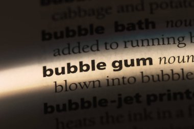 ciklet Word'de bir sözlük. ciklet kavramı.