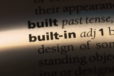 yerleşik sözcük sözlüğe. yerleşik kavramı.