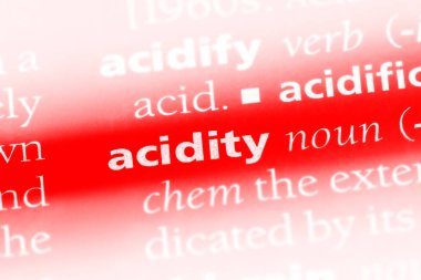 asit Word'de bir sözlük. asit kavramı.