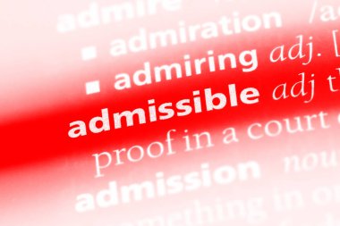 geçerli sözcüğü sözlüğe. kabul edilebilir kavramı.