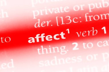 bir sözlüğü'ndeki sözcüğü etkiler. kavram etkiler.