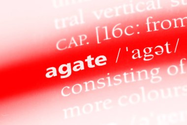 akik Word'de bir sözlük. akik kavramı.