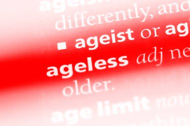 yaşlanmayan tek kelimeyle bir sözlük. yaşlanmayan kavramı.