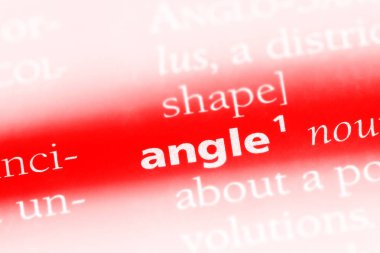 açı Word'de bir sözlük. açı kavramı.