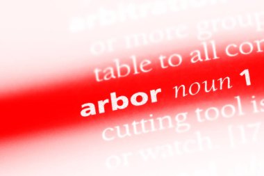 Arbor Word'de bir sözlük. Arbor kavramı.