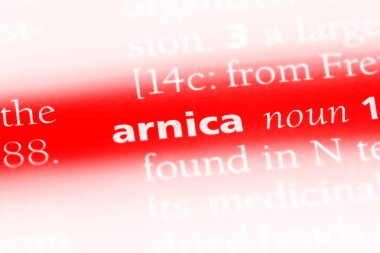 Arnica Word'de bir sözlük. Arnica kavramı.