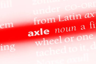 aks Word'de bir sözlük. aks kavramı.