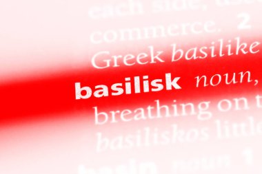 Basilisk Word'de bir sözlük. Basilisk kavramı.