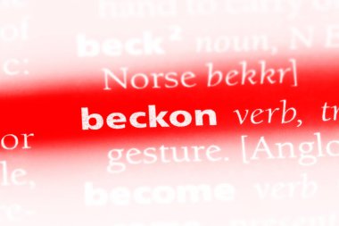 bir sözlüğü'ndeki sözcüğü işaret. kavram işaret.