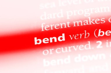 sözcük sözlükte viraj. Bend kavramı.