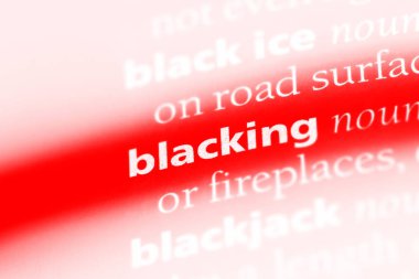 bir sözlüğü'ndeki sözcüğü kararmalar. kararmalar kavramı.