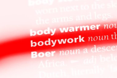 Karoser Word'de bir sözlük. Karoser kavramı.