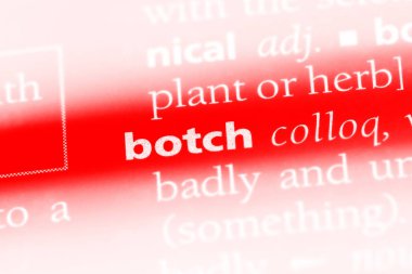 bir sözlüğü'ndeki sözcüğü videoteypler. boktan kavramı.