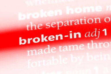 kırık içinde sözcük sözlüğe. kırık kavram.