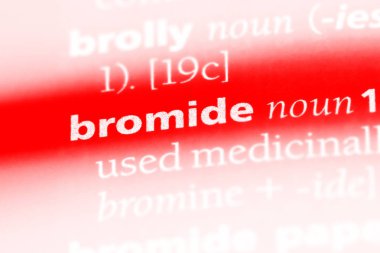 bromür Word'de bir sözlük. bromür kavramı.