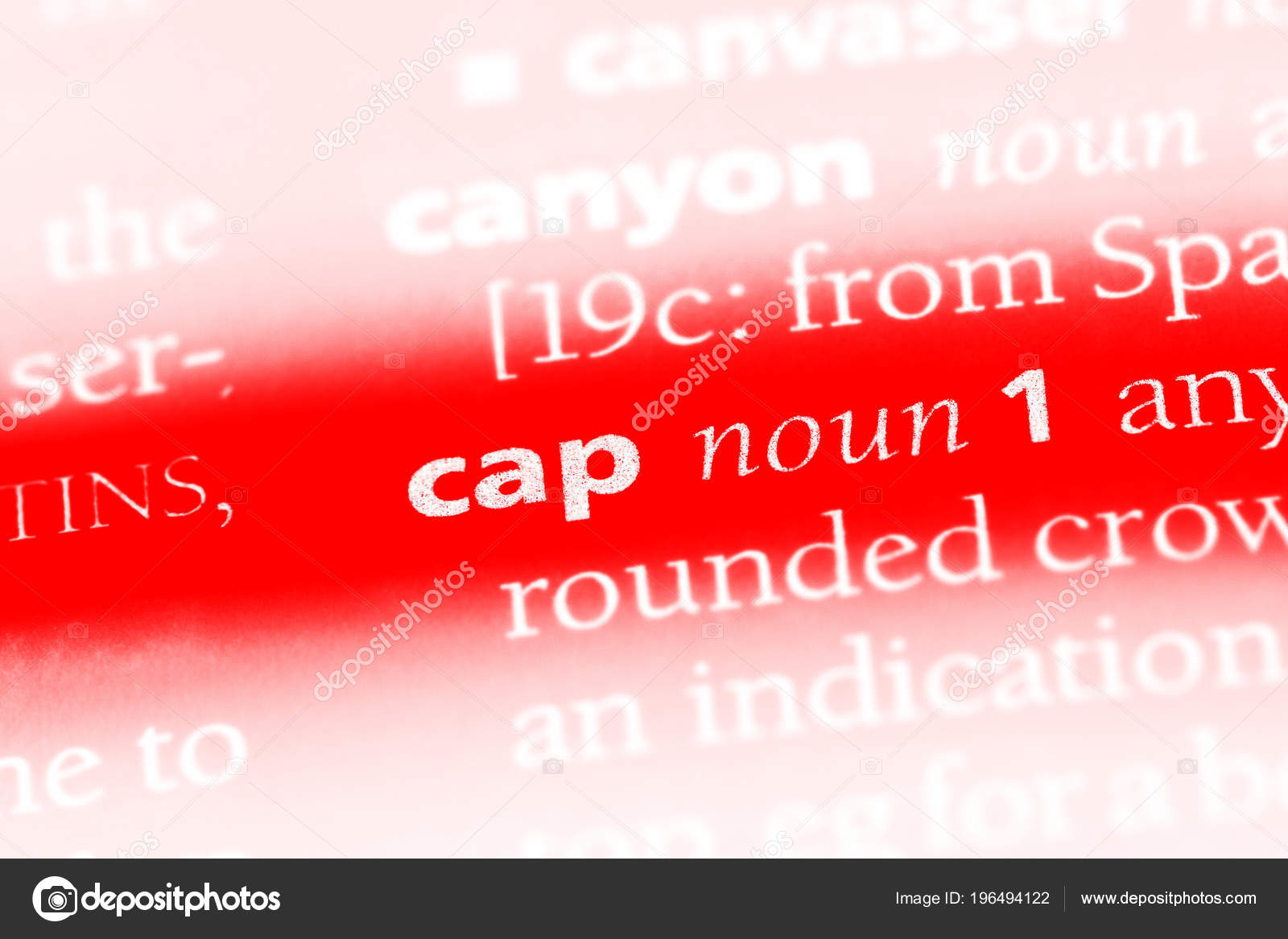 cap dictionary