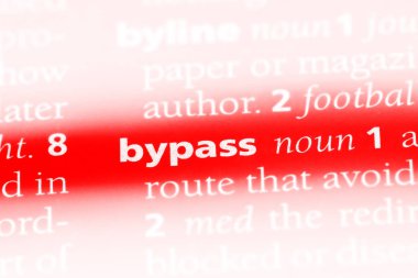 bir sözlüğü'ndeki sözcüğü atlamak. kavram yan yol.