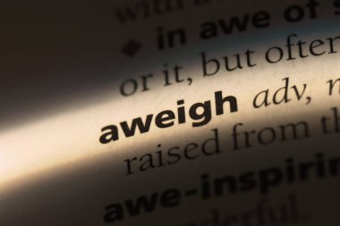 bir sözlük al Word'de. Anchors kavramı.