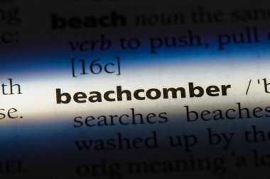 Beachcomber Word'de bir sözlük. concept Beachcomber.