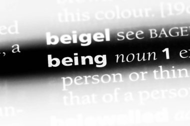 Sözlükteki bir söz. kavramı olmak.