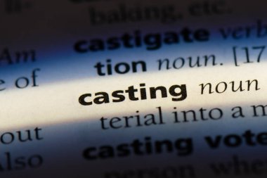 döküm Word'de bir sözlük. döküm kavramı