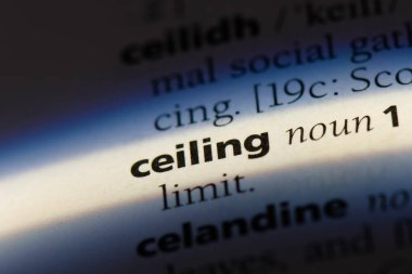 Tavan Word'de bir sözlük. Tavan kavramı