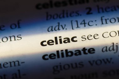 Çölyak tek kelimeyle bir sözlük. Çölyak kavramı