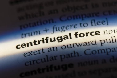 merkezkaç kuvveti Word'de bir sözlük. merkezkaç kuvveti kavramı